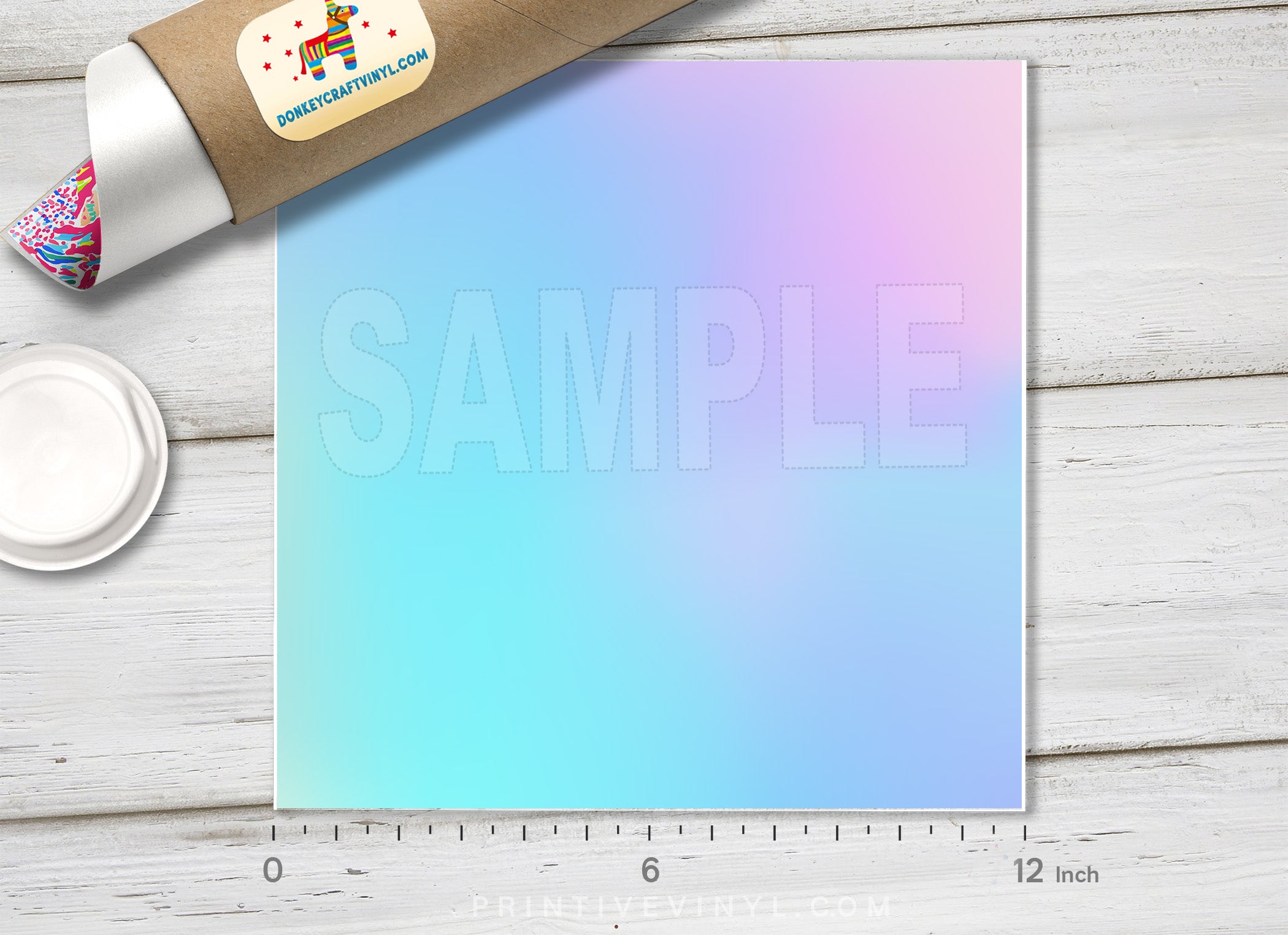 Iridescent Holographic Patterned Adhesive Vinyl 710