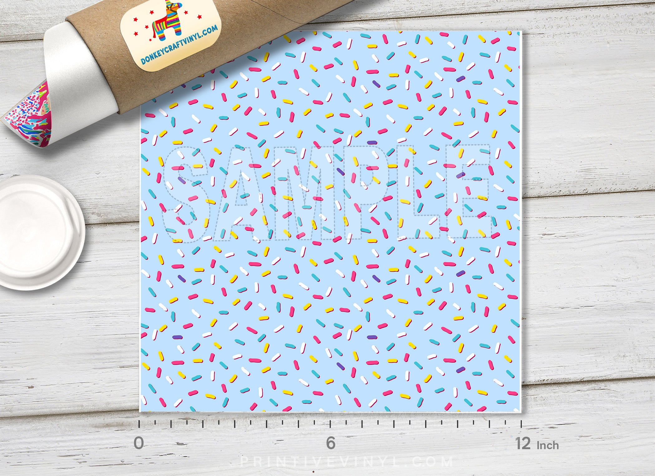 Donut Patterned Adhesive Vinyl 733