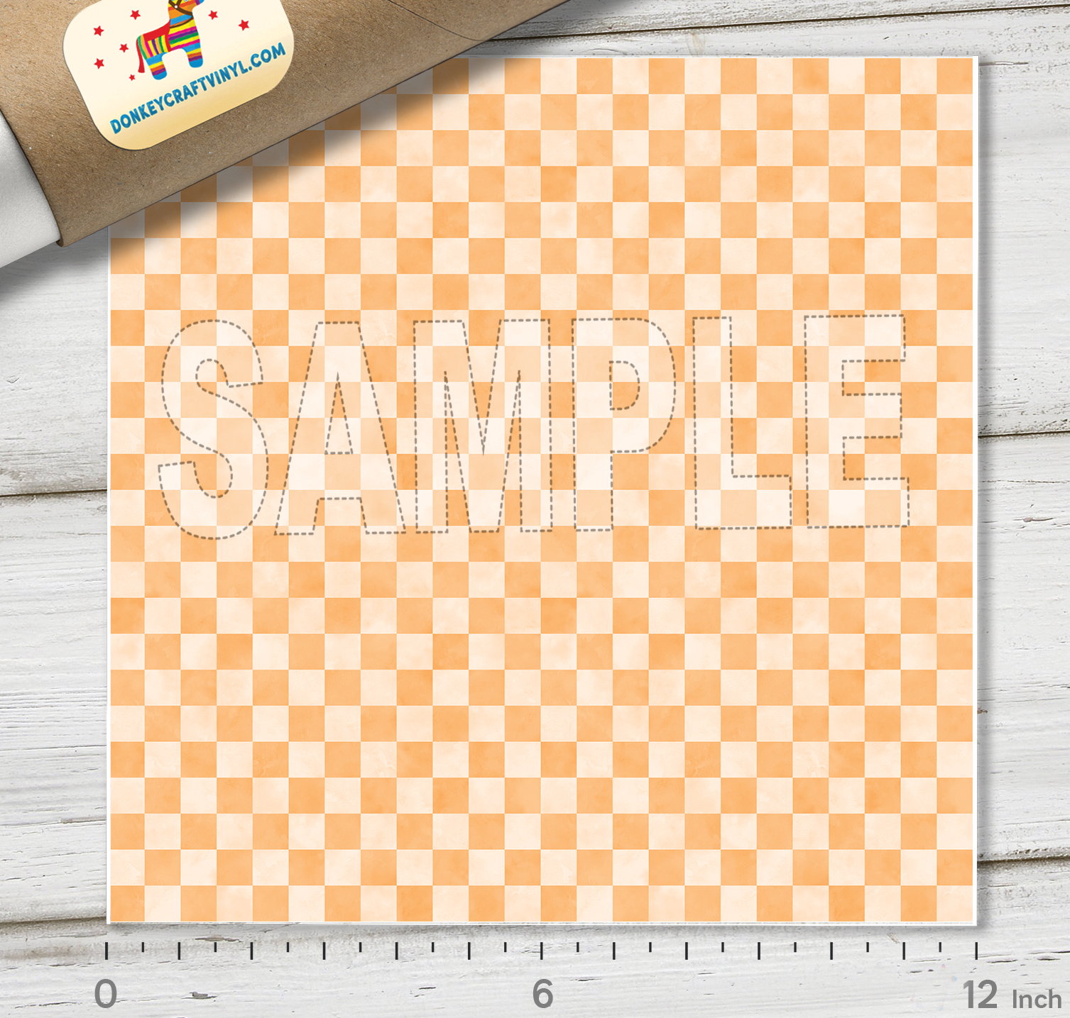 Checkerboard Pattern Adhesive Vinyl 1582