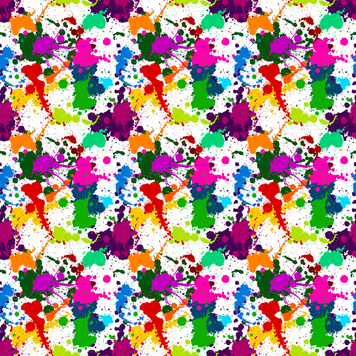 Rainbow Watercolor Paint Splatter Pattern Adhesive Vinyl 1329 - Donkey Craft Vinyl
