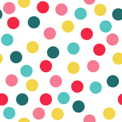 Polka Dot Adhesive Vinyl 1374 - Donkey Craft Vinyl