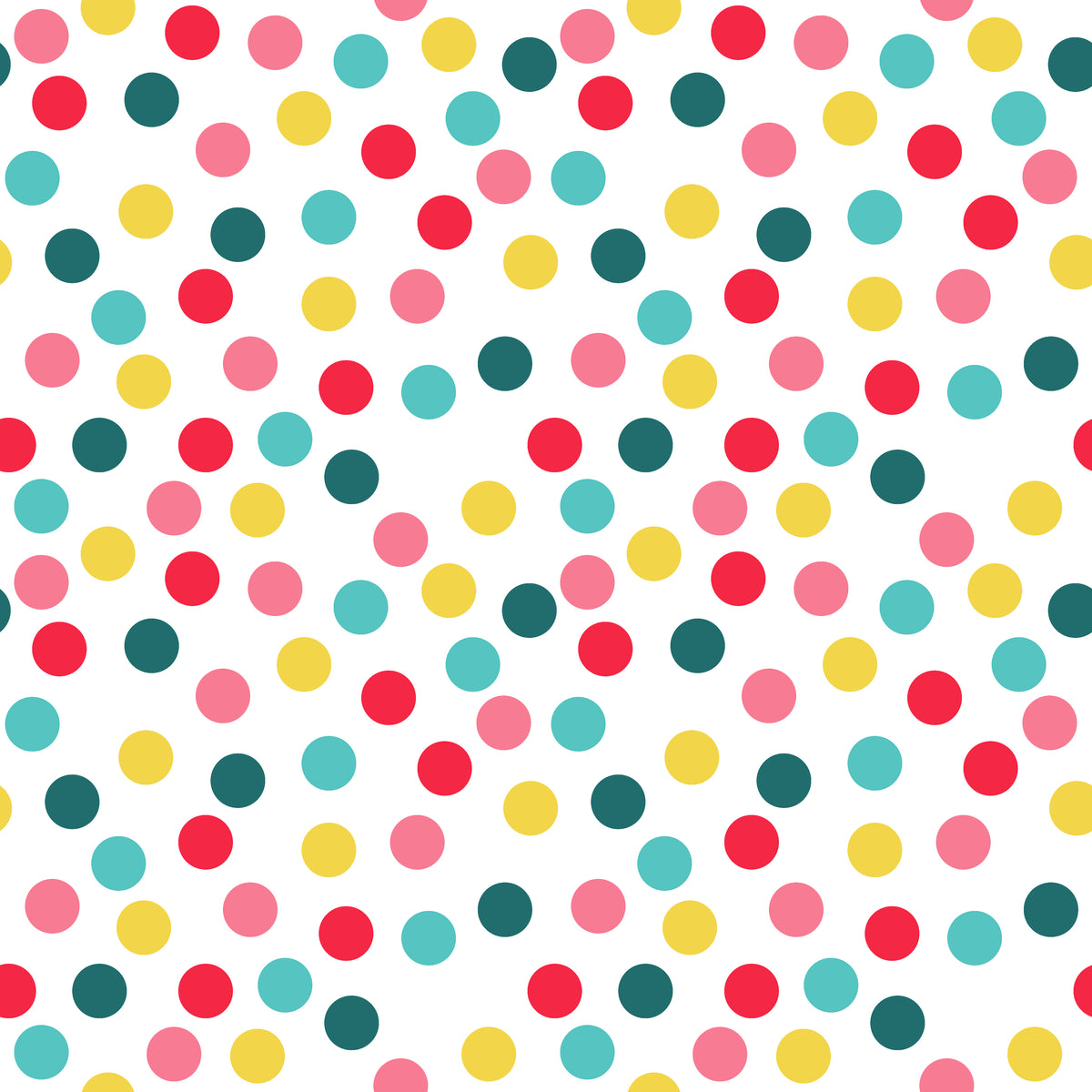 Polka Dot Adhesive Vinyl 1374 - Donkey Craft Vinyl