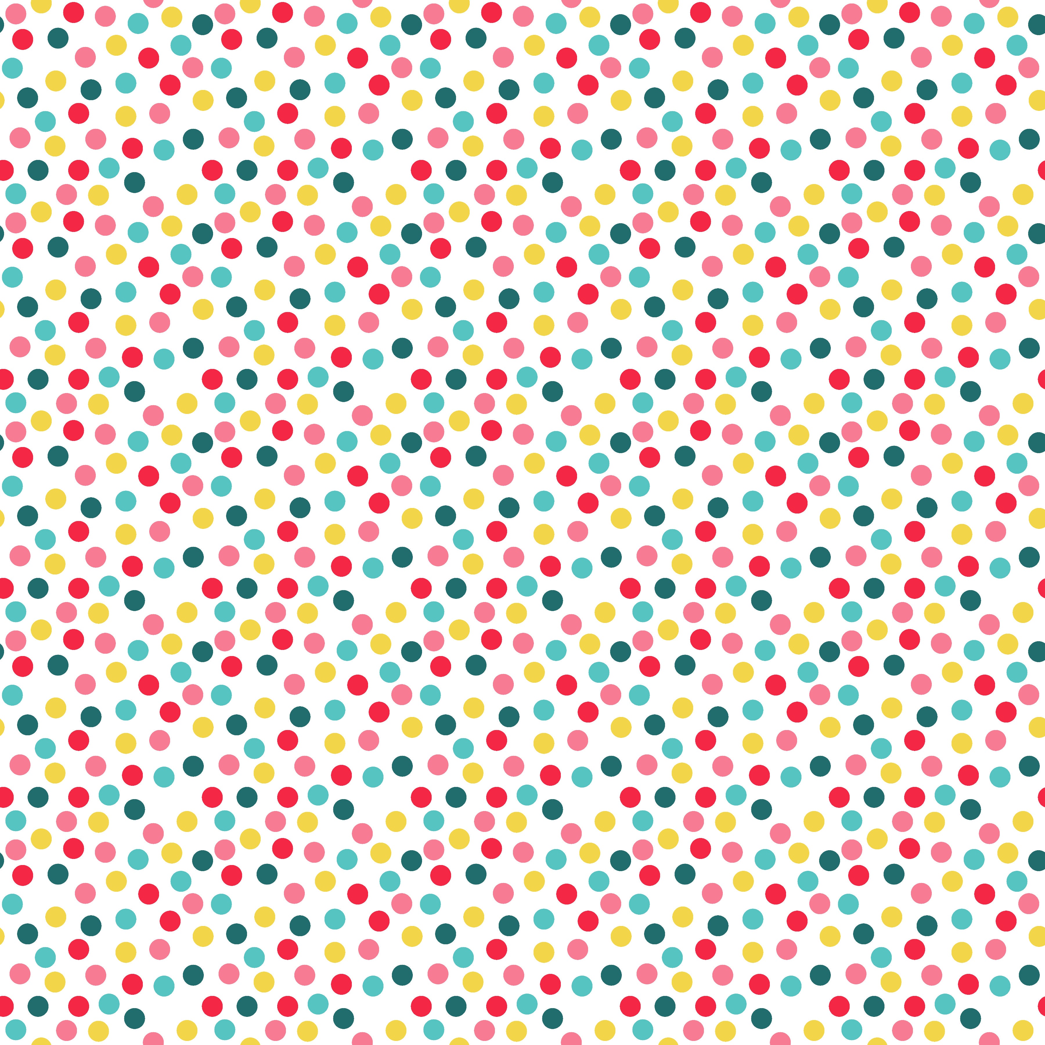 Polka Dot Adhesive Vinyl 1374 - Donkey Craft Vinyl