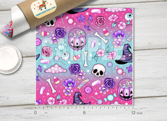 Pastel Halloween Spooky Adhesive Vinyl 1713