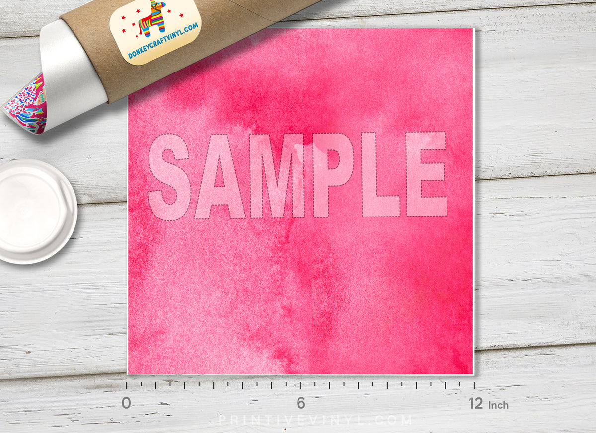 Watercolor Ombre Patterned Adhesive Vinyl 829