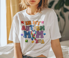 In My Veins Autism Mom DTF Transfer, Ready for Press Heat Press Transfers DTF326