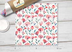Pink Floral Garden HTV 1683