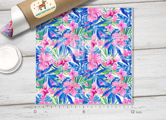 Lilly Inspired Floral Patterned HTV L151