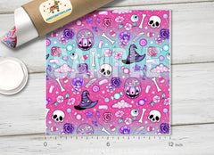 Pastel Halloween Spooky Adhesive Vinyl 1713