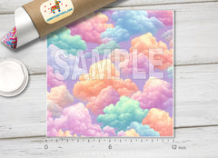 Pastel Dreamy Clouds Adhesive Vinyl 1662 - Donkey Craft Vinyl