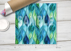 Abstract Water Wavy Patterned HTV 1727