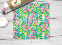 Lilly Inspired Floral Patterned HTV L150