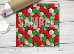 Christmas Pom Poms Pattern HTV 1745 (Copy)