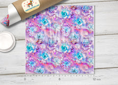 Iridescent Crystal Succulent Adhesive Vinyl 1696