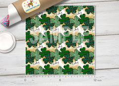 St. Patrick's Day Lucky Shamrock Adhesive Vinyl 1664