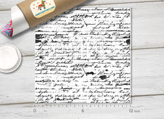 Vintage Handwritten Script HTV 1701