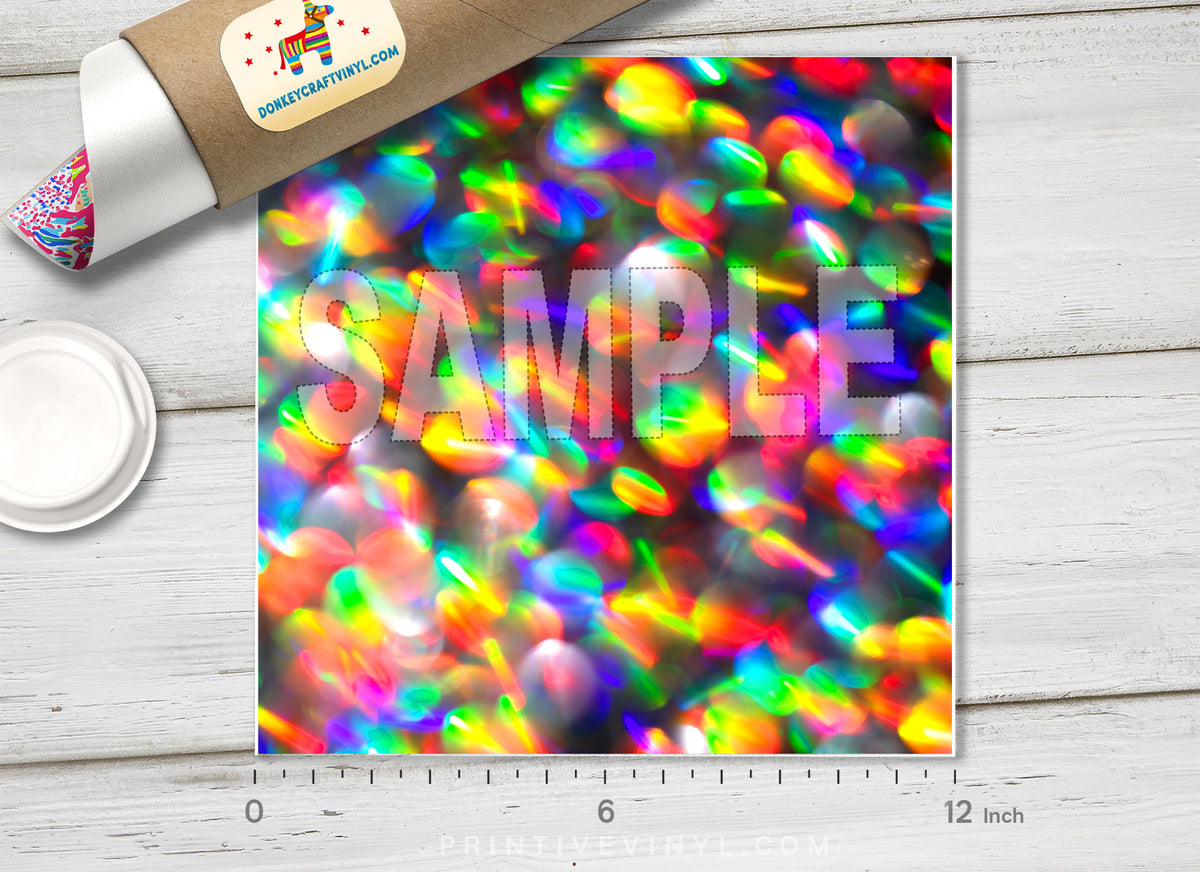 Bokeh Lights Pattern Adhesive Vinyl 1342 - Donkey Craft Vinyl