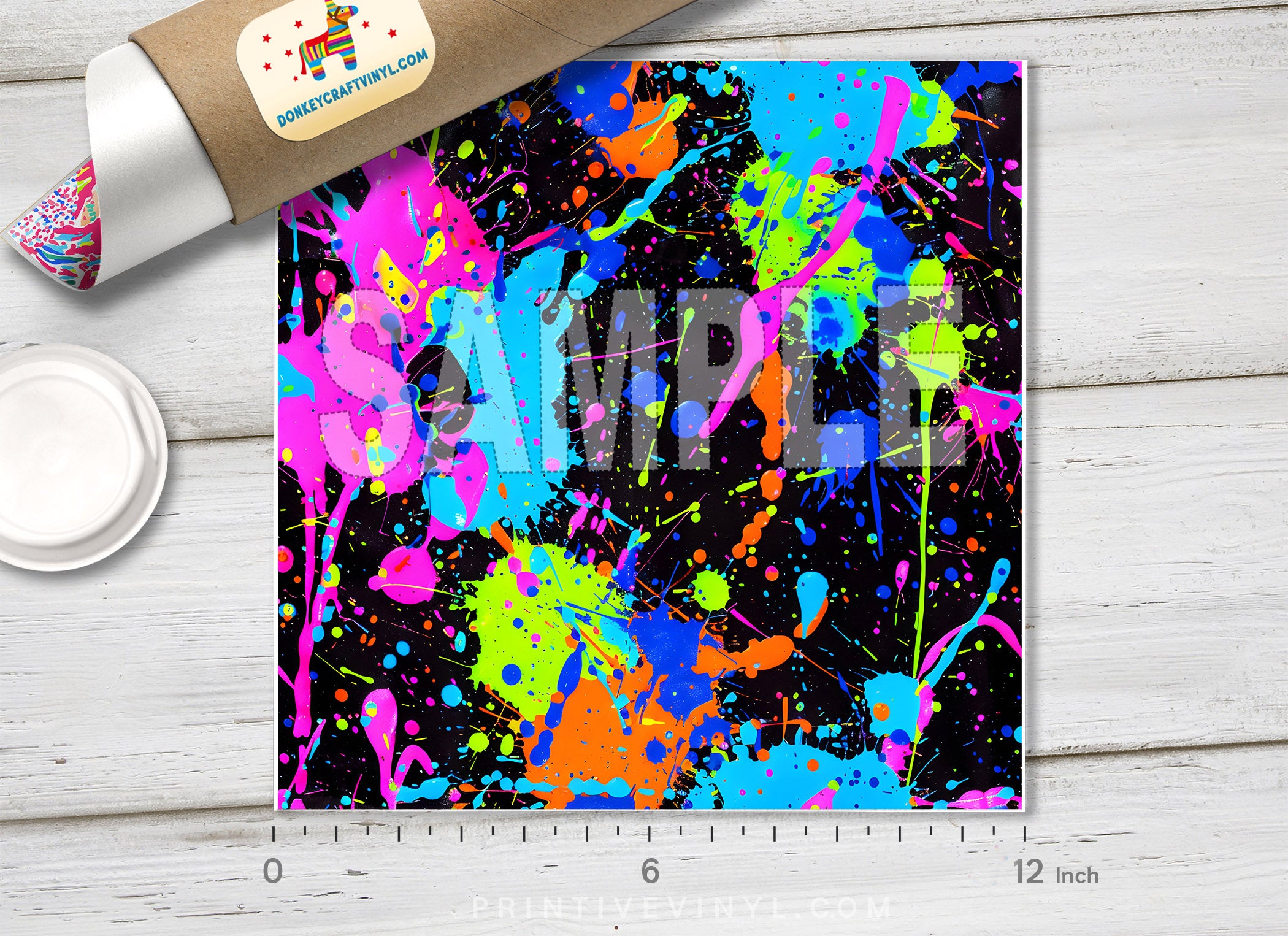Paint Splatter Pattern HTV 1705