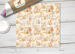 Easter Bunny & Eggs Adhesive Vinyl 1657 - Donkey Craft Vinyl