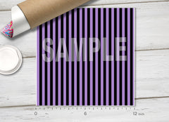 Halloween Color Vertical Stripes Patterned HTV 1666