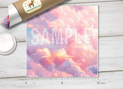 Pastel Dreamy Clouds Adhesive Vinyl 1662 - Donkey Craft Vinyl