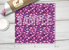 Watercolor Heart Floral HTV 1650