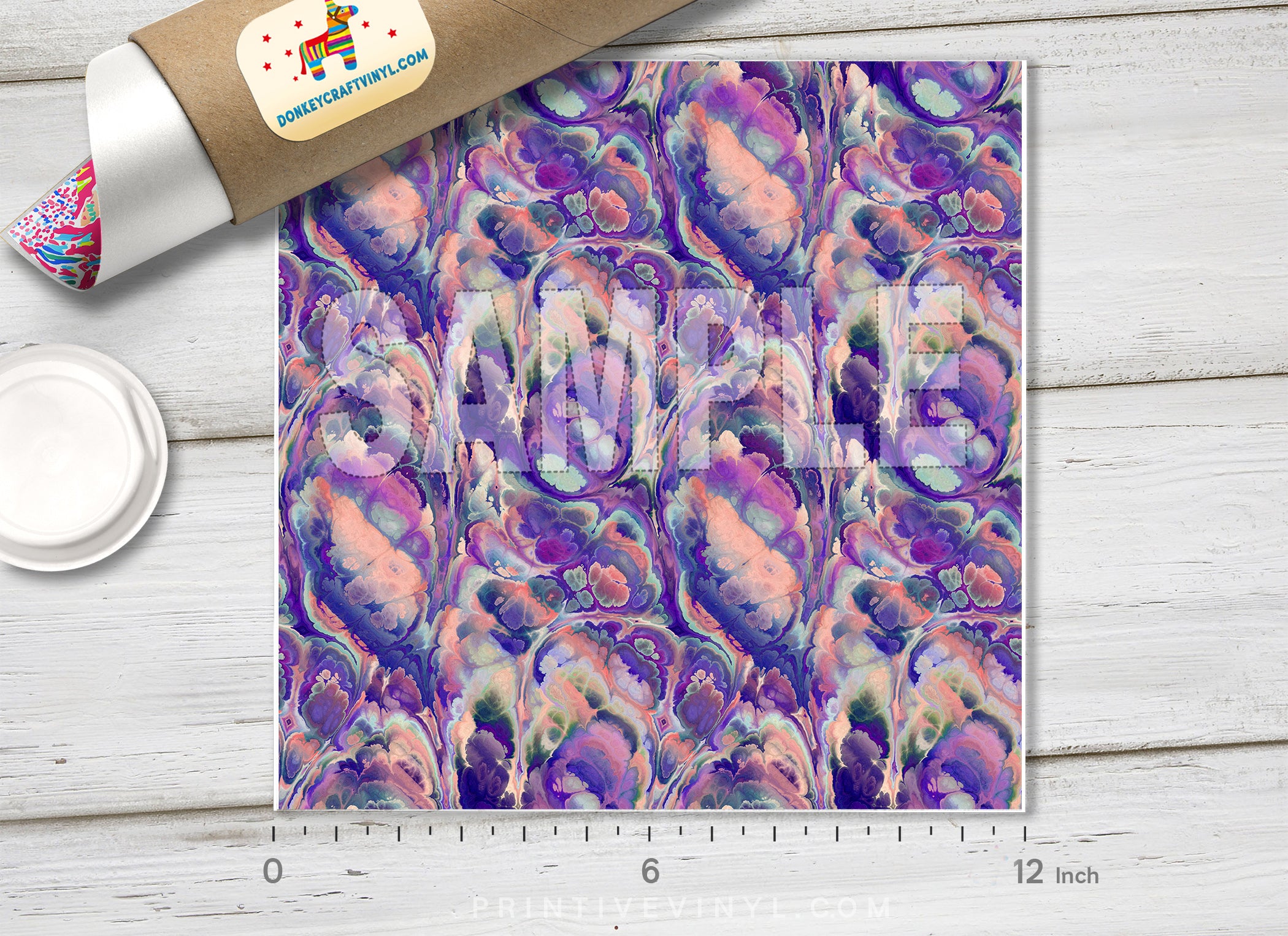 Liquid Marble Adhesive Vinyl 1318 - Donkey Craft Vinyl