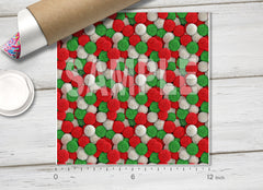 Christmas Pom Poms Pattern HTV 1745 (Copy)