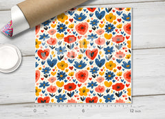 Whimsical Hearts and Flowers HTV 1706