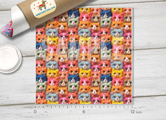 Felt Cats Pattern HTV 1677