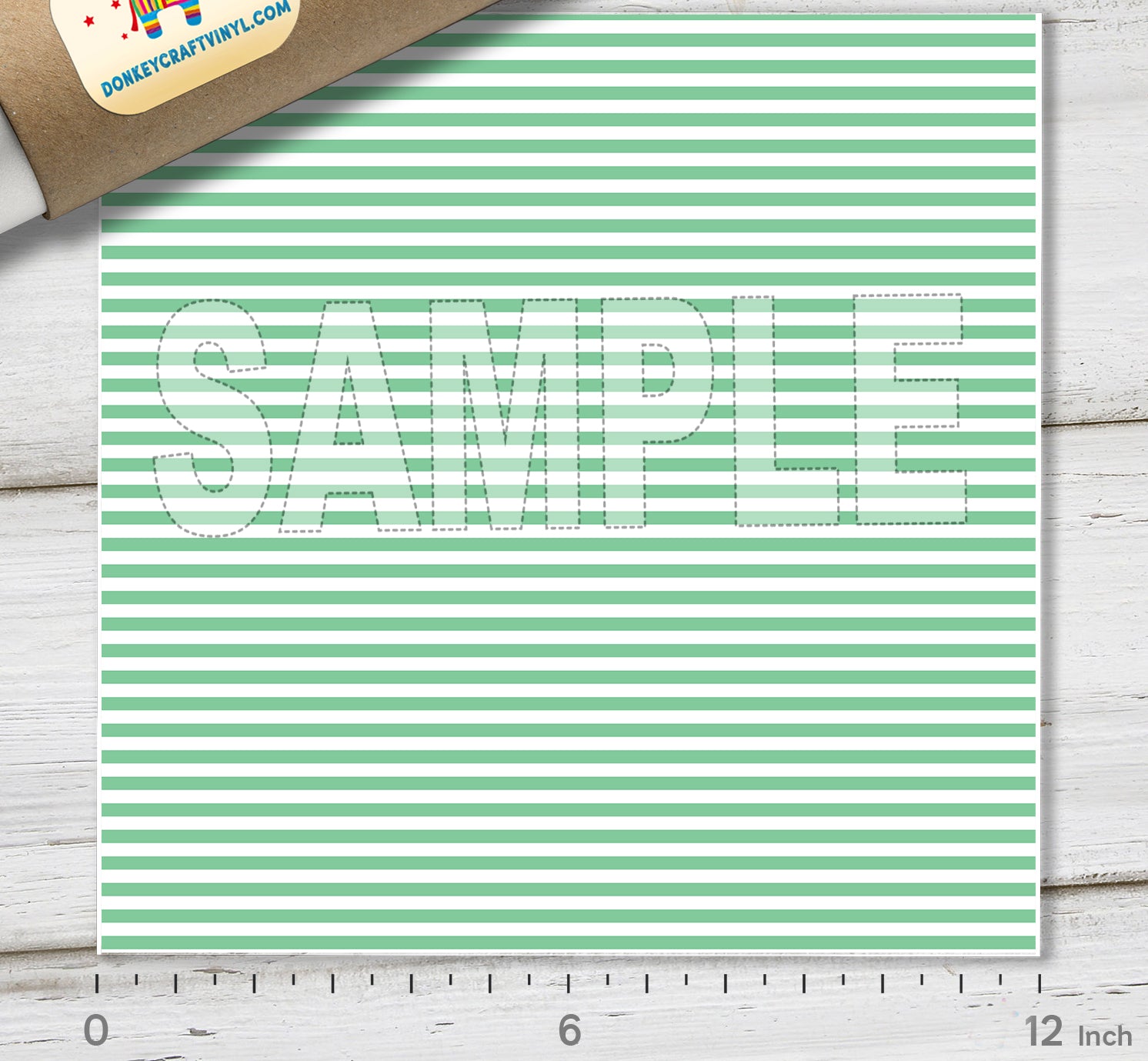 Pastel Vertical Stripes HTV 1580