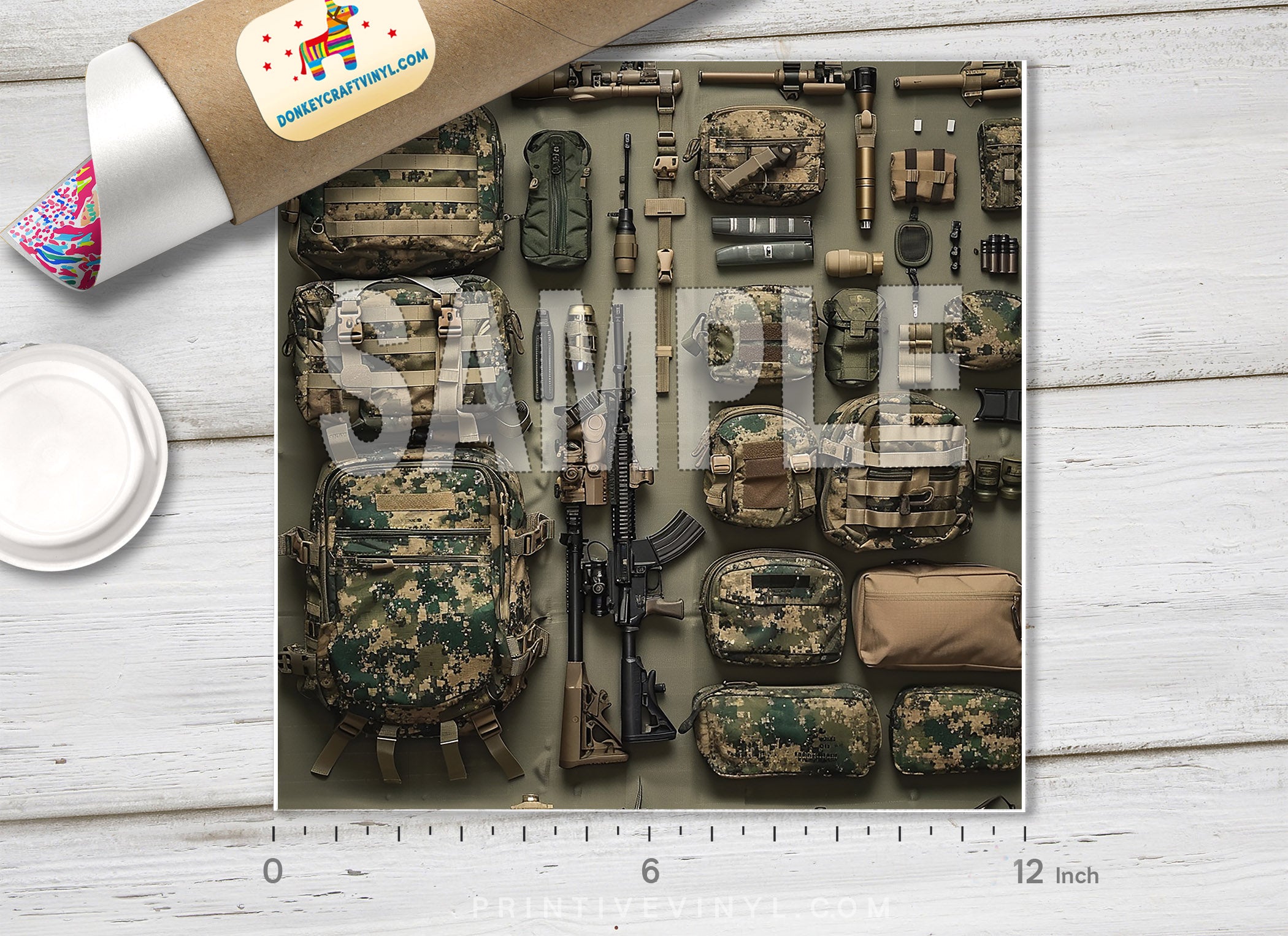 Tactical Gear and Rifle HTV 1687