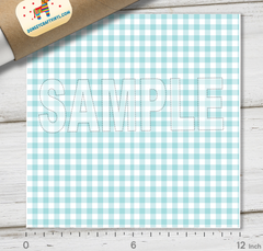Gingham Plaid Adhesive Vinyl 1581