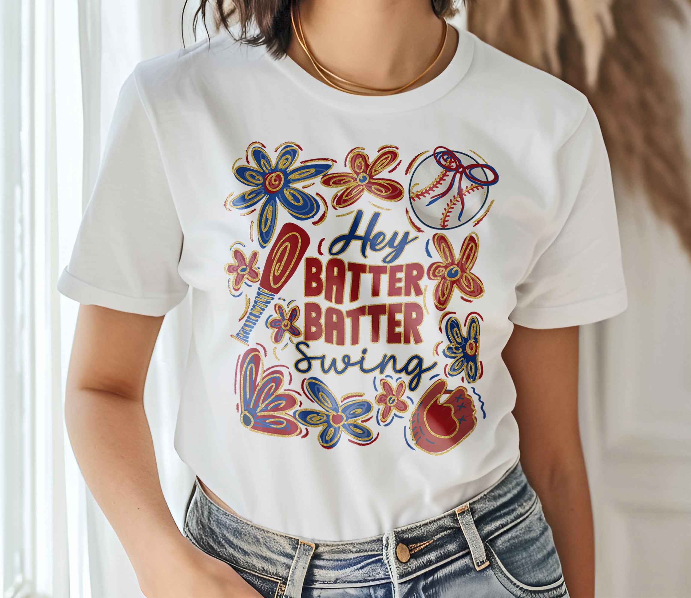 Hey Batter Batter Swing DTF Transfer, Ready to Press DTF567