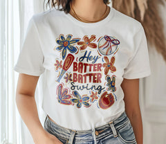 Hey Batter Batter Swing DTF Transfer, Ready to Press DTF567