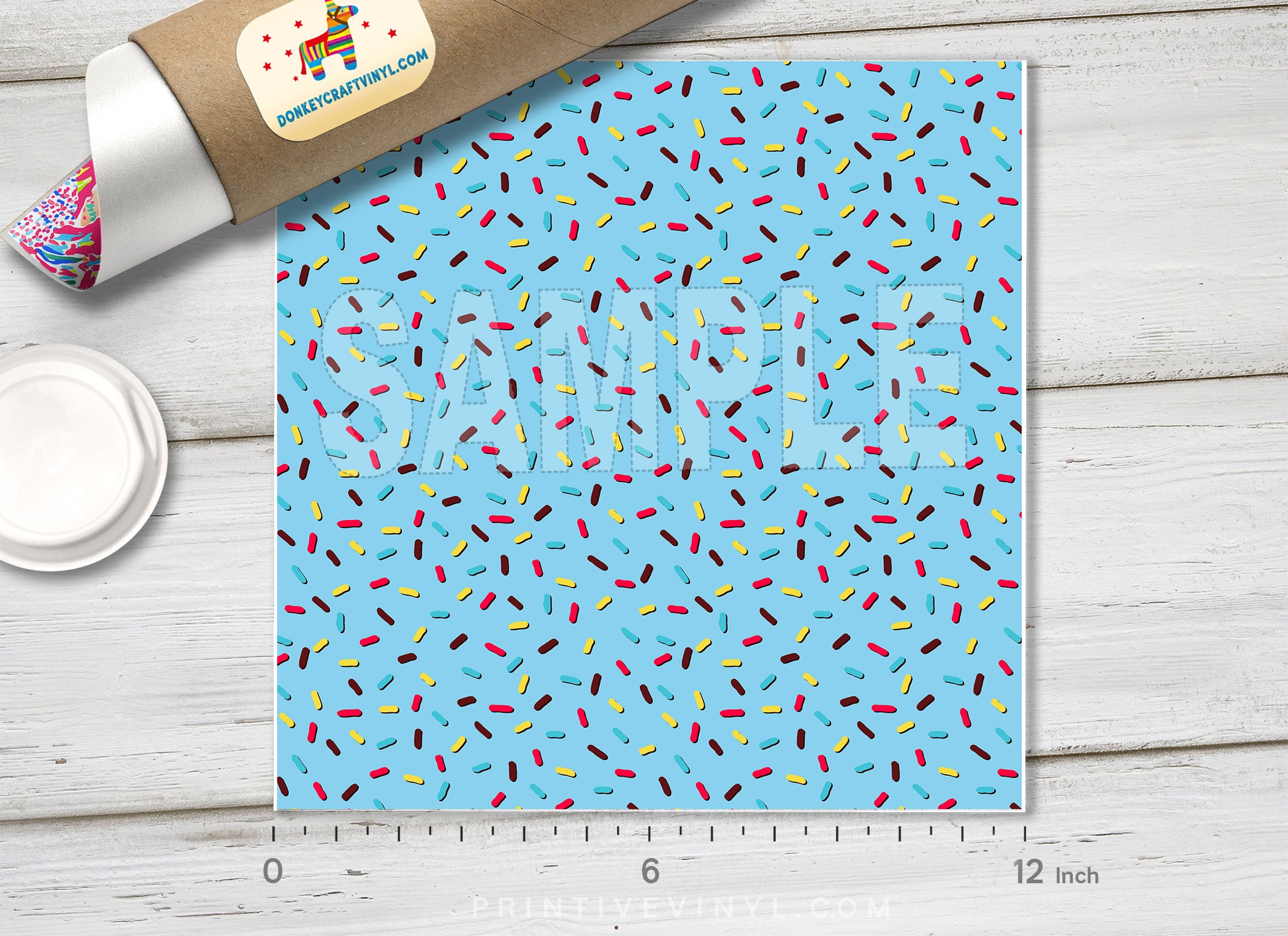 Donut Patterned Adhesive Vinyl 733