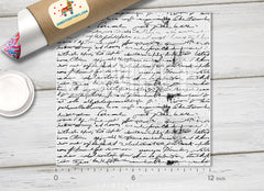 Vintage Handwritten Script HTV 1701