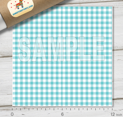 Gingham Plaid Patterned HTV 1581