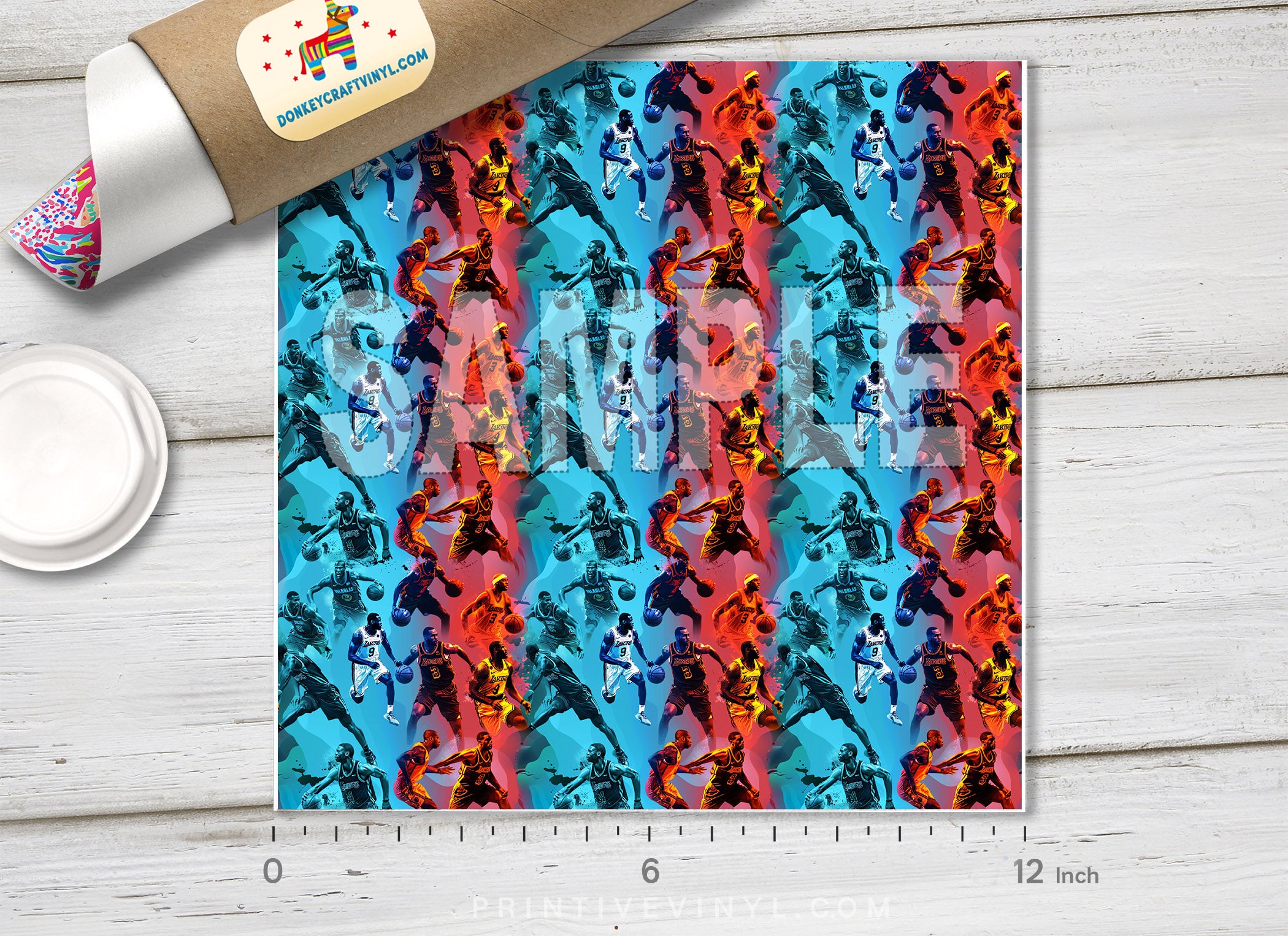 Basketball Player Adhesive Vinyl 1689
