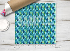 Abstract Water Wavy Adhesive Vinyl 1727