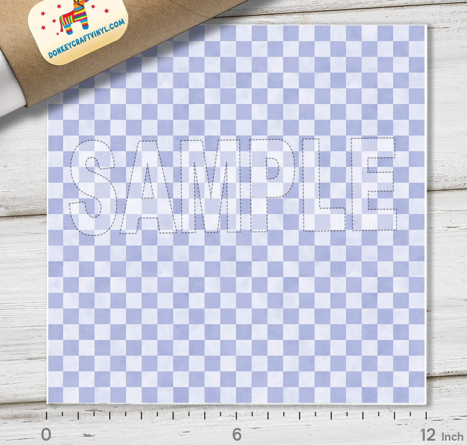 Checkerboard Pattern Adhesive Vinyl 1582