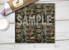 Tactical Gear and Rifle Adhesive Vinyl 1687