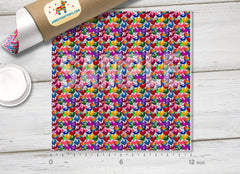 Hearts Pattern Adhesive Vinyl 1671