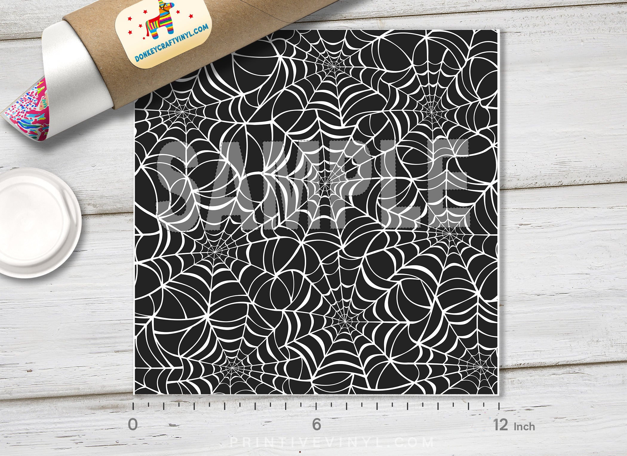 Spider Web Patterned Adhesive Vinyl H023