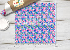 Lilly Inspired Floral Patterned HTV L151