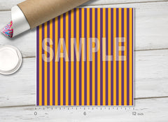 Halloween Color Vertical Stripes Patterned HTV 1666