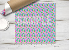 Lilly Inspired Floral Patterned HTV L155 - Donkey Craft Vinyl