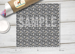 Elegant White Floral Carving HTV 1684