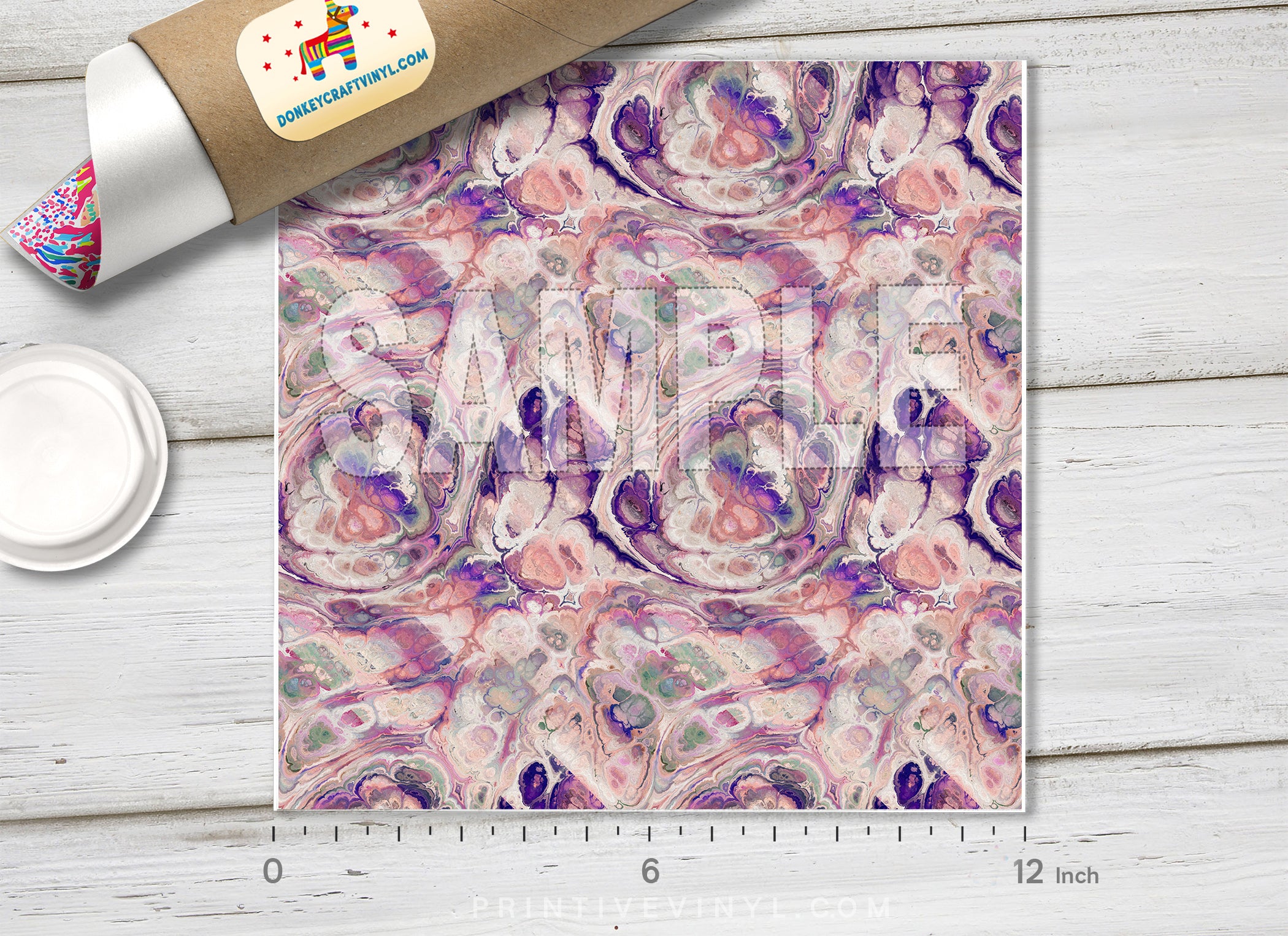 Liquid Marble Adhesive Vinyl 1318 - Donkey Craft Vinyl