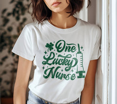 One Lucky Nurse St Patrick's Day Syringe DTF Transfer, Ready to Press DTF528
